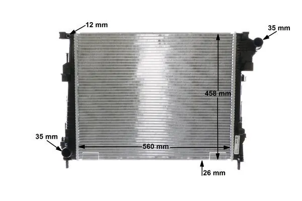 Радиатор охлаждения двигателя Mahle Original CR1237000S цена, от 125.88 USD