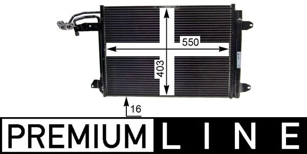 Купить AC324000P Mahle Original Радиатор системы охлаждения кондиционера