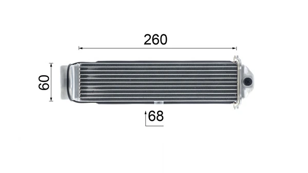 Интеркулер CI481000P Mahle Original