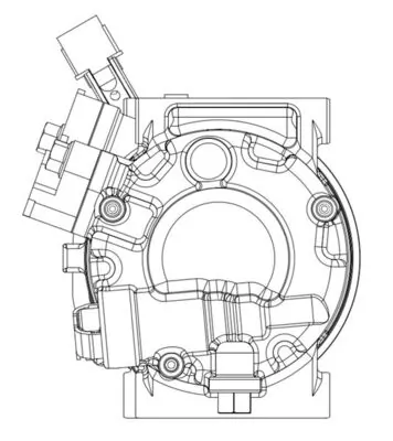 Компрессор системы кондиционирования Polcar 40C2KS5X цена, от 237.66 USD