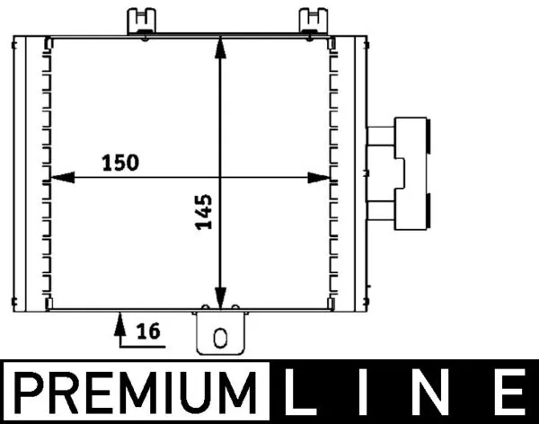 CLC47000P Mahle Original Радиатор АКПП