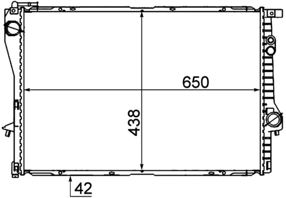 Радиатор CR281000P Mahle Original