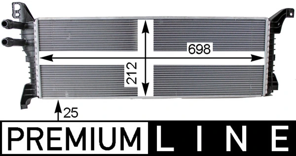 CIR9000P Mahle Original Радиатор основной