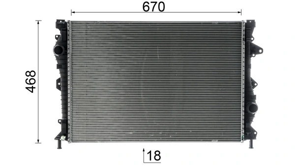 Радиатор CR953000P Mahle Original
