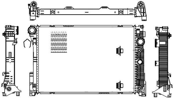 Радиатор CR1176000S Mahle Original