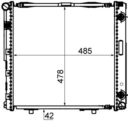 Радиатор CR292000S Mahle Original