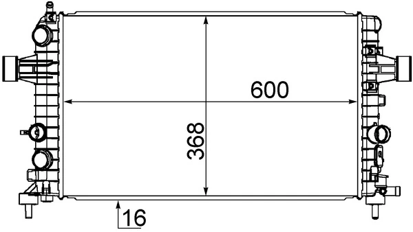 Радиатор CR1091000S Mahle Original