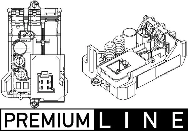 ABR8000P Mahle Original Реле печки
