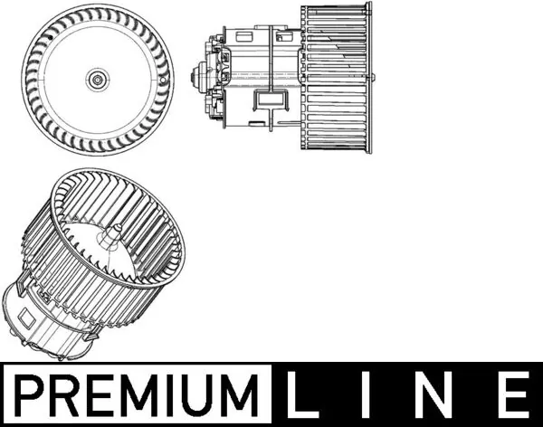 AB182000P Mahle Original Электромотор печки