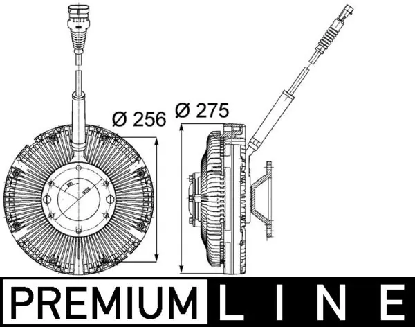 Купить LMC2802 Luzar Муфта вентилятора охлаждения