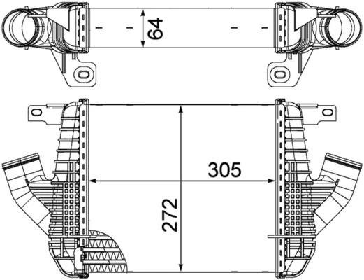 Интеркулер 309133 NRF