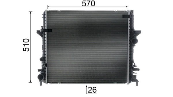 Радиатор CR1929000P Mahle Original