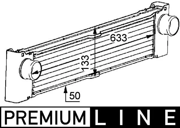 CI81000P Mahle Original Охладитель наддувочного воздуха