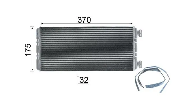 AH131000P Mahle Original Радиатор отопителя салона