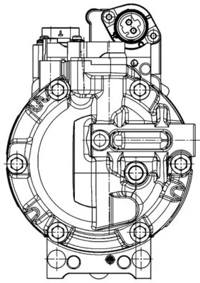 ACP1453000P Mahle Original Компрессор хладагента