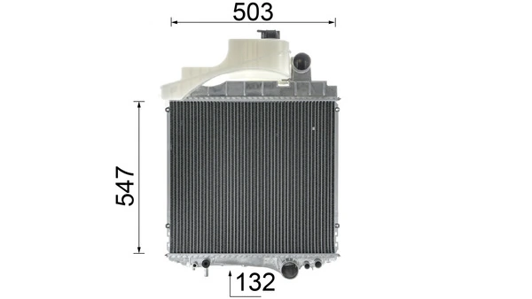 CR1729000P Mahle Original Радиатор основной