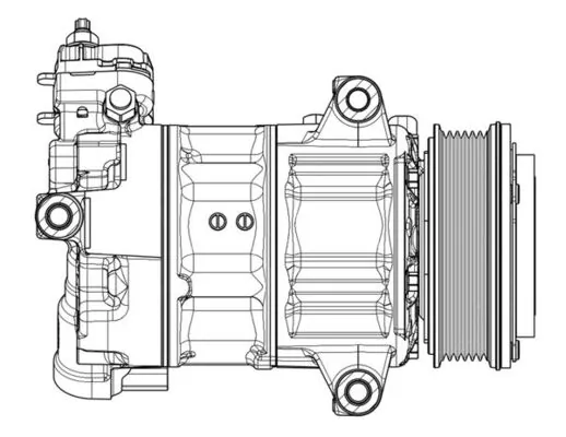 ACP654000P Mahle Original Компрессор хладагента