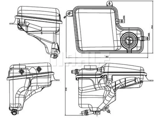 CRT203000S Mahle Original Расширительный бачок охлаждения