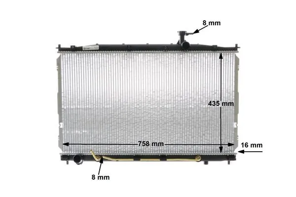 CR1324000S Mahle Original Радиатор основной