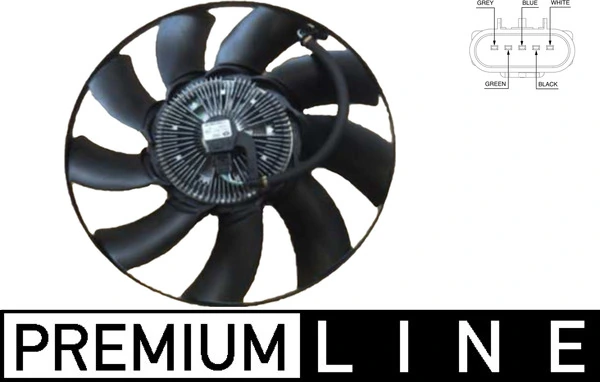 Купить CFF475000P Mahle Original Электровентилятор охлаждения в сборе (мотор+крыльчатка)