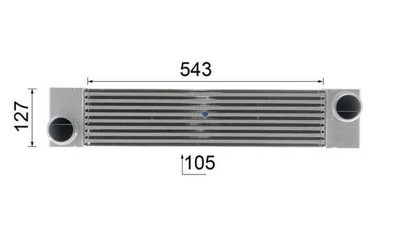 CI193000P Mahle Original Охладитель наддувочного воздуха