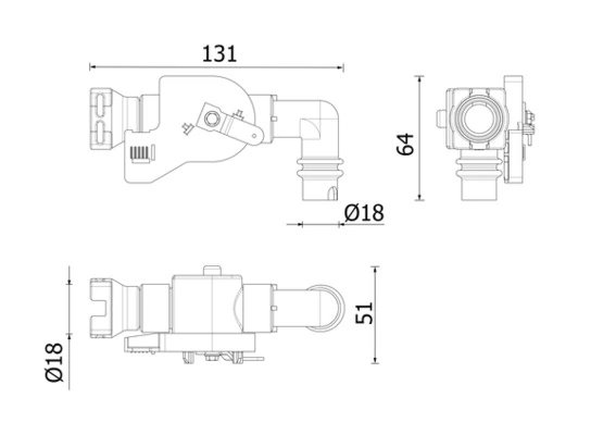 Кран системы отопления на DAF 95 XF I 