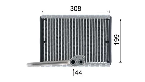 Испаритель кондиционера AE169000P Mahle Original