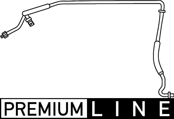 AP80000P Mahle Original Шланг кондиционера, от радиатора к испарителю