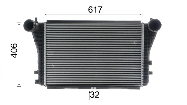 CI83000P Mahle Original Охладитель наддувочного воздуха