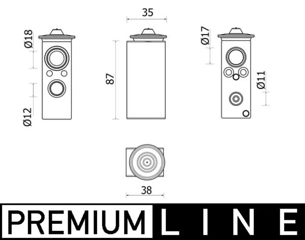 9818340780 Peugeot/Citroen Терморегулирующий вентиль кондиционера