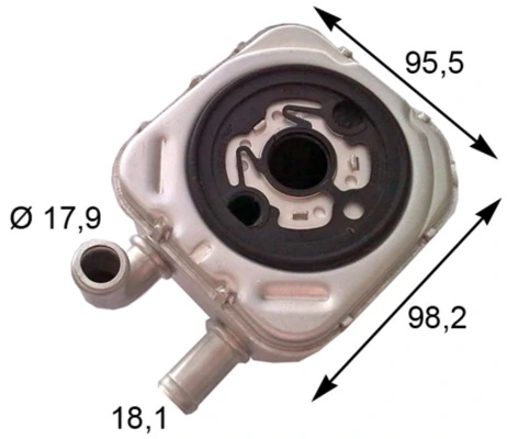 CLC165000S Mahle Original Радиатор масляный (холодильник) под фильтром