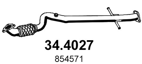 Приёмная труба 95511503 Peugeot/Citroen