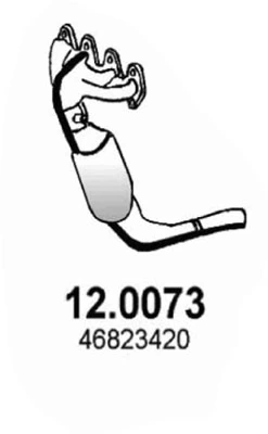 Convertidor - catalisador Fiat Panda 1 141A