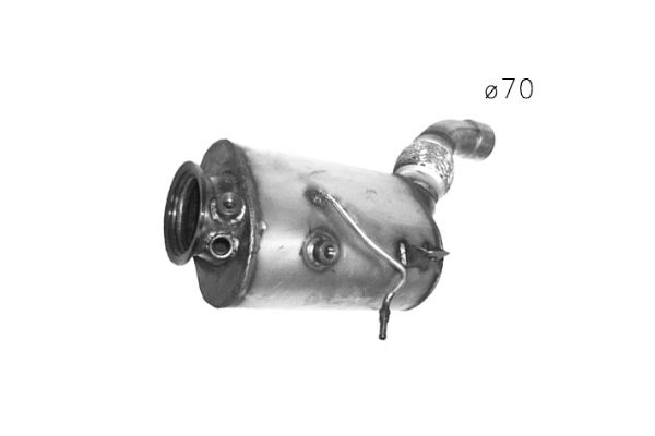 Filtro de partículas do sistema dos gases de escape BMW X5 E70