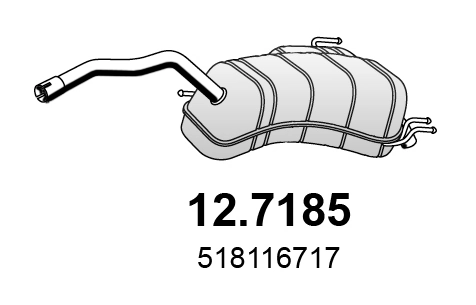 Купить 748 Polmostrow Глушитель задний