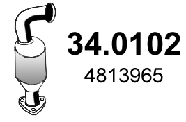 Convertidor - catalisador Chevrolet Captiva 1 C100