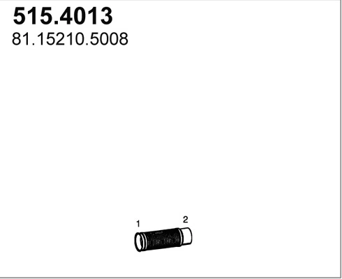 Ondulação do silenciador MAN TGX 1