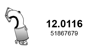 Convertidor - catalisador Fiat Bravo 2 198