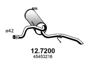 7169 Polmostrow Выхлопная труба