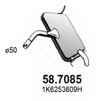 Купить ED30616 Edex Глушитель задний