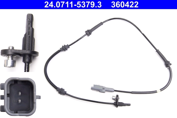 Sensor dianteiro de ABS Citroen C4 3D