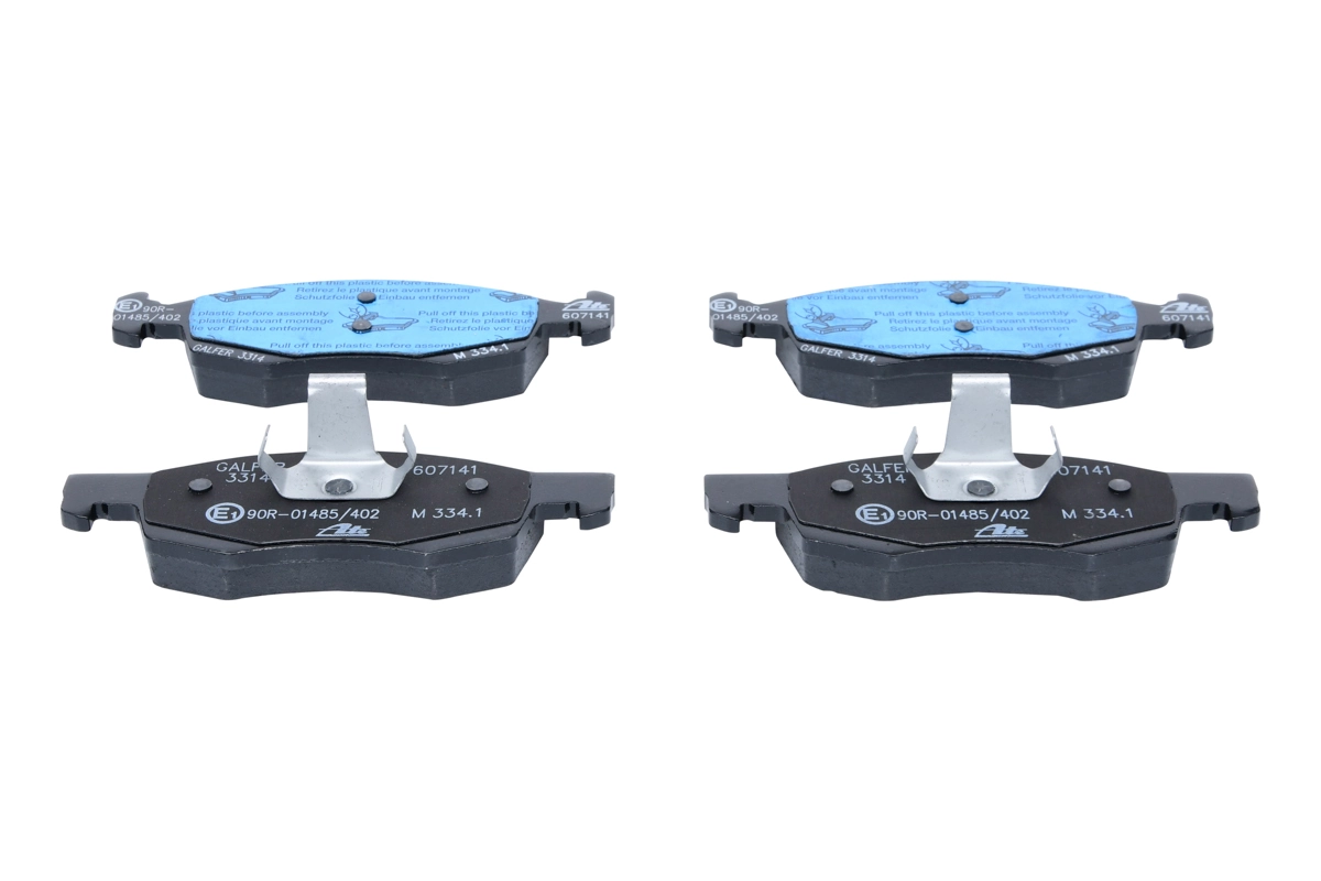 Sapatas do freio dianteiras de disco Fiat Siena 178