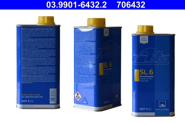03990164322 ATE Liquido de frenos original y equivalente