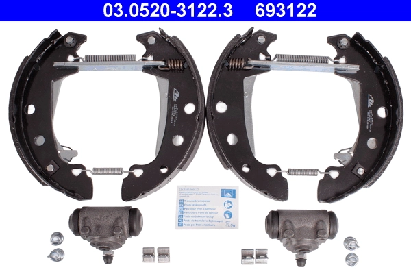 Барабанные колодки Fiat/Alfa/Lancia 5881059