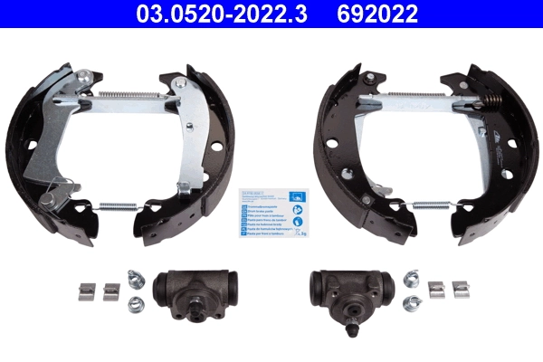 BK1108 TRW Барабанные тормозные колодки