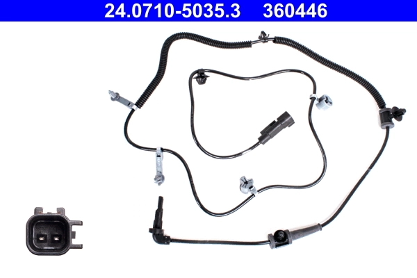 23184154 Opel Датчик АБС (ABS) задний, правый