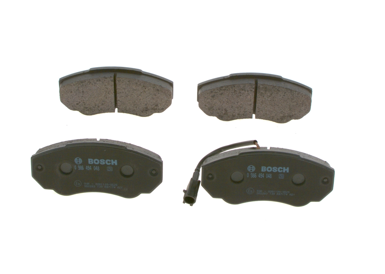 Купить 0986494048 Bosch Колодки тормозные