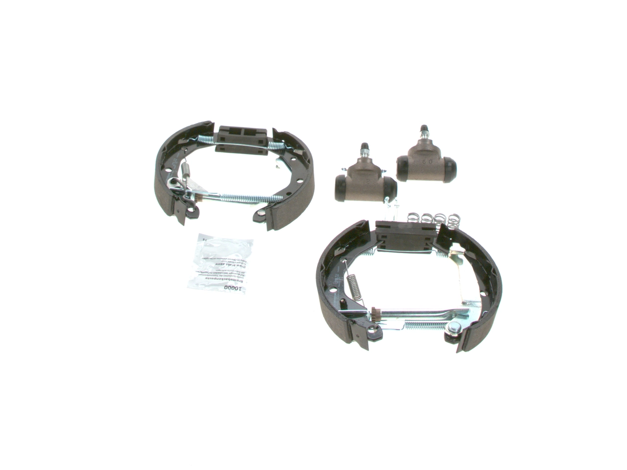 Купить 0204114629 Bosch Задние барабанные тормозные колодки