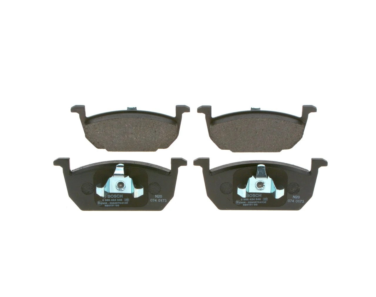 Колодки Bosch 0986424846 цена, от 36.59 USD