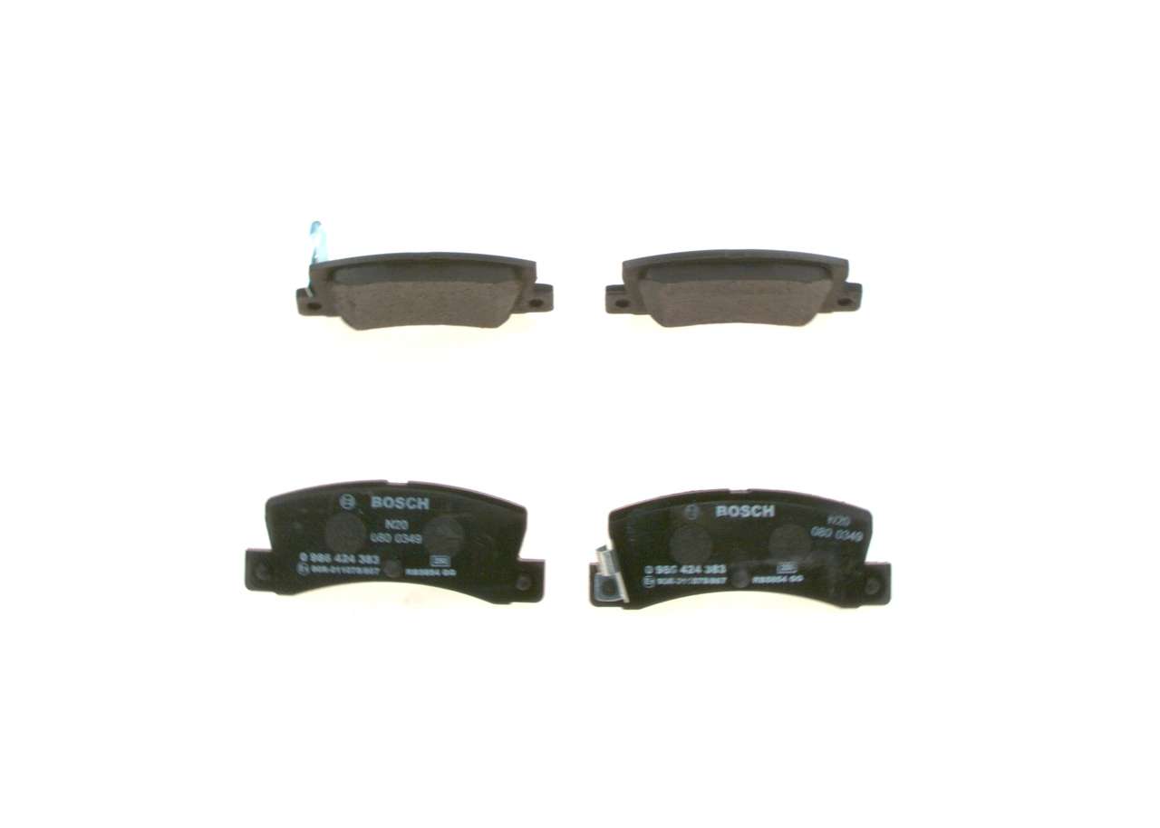 0986424383 Bosch Колодки тормозные дисковые комплект